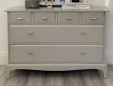 Stag Chest of Drawers - Light Beige - 4-over-2