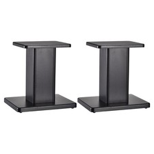 2Pack Wood Speaker Stands 11.8 Inch (30cm) Speaker Stand Hollowed Bases