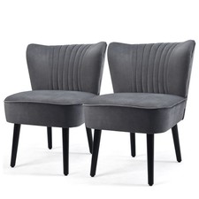 Velvet Accent Chair Set of 2