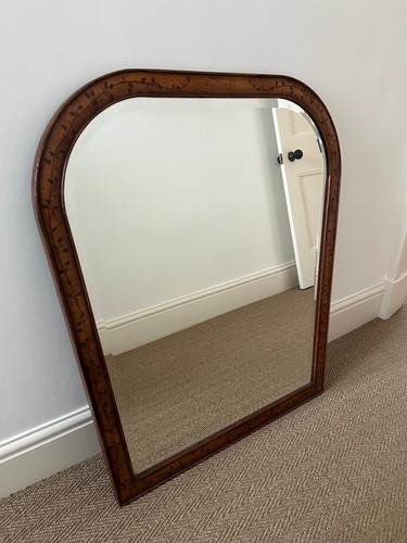 Antique french painted mirror - antique,