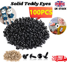 50/100Pcs Black Plastic Safety