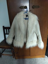 Boohoo Cream Maternity Faux