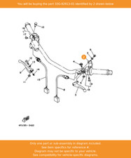 YAMAHA Holder, Lever Lower 1