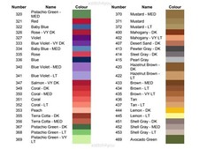 320 - 469  DMC CROSS STITCH