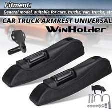 L + R Universal Adjustable 0-120° PU Car SUV Seat Armrest Console Box Arm Rest