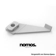 Ceiling mount 3-run suitable for IKEA VIDGA curtain rod by Nomos_Space