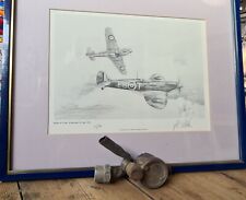 WW2 RAF Spitfire Hurricane merlin engine battle of Britain 1940 pencil...