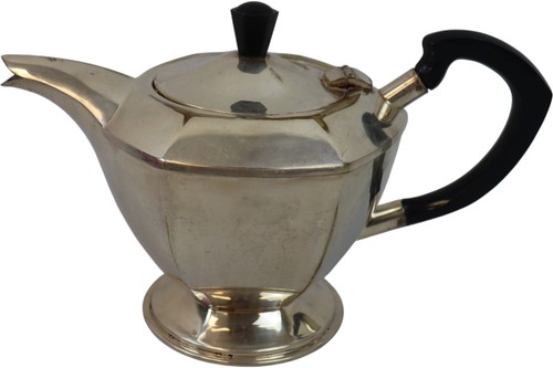 Vintage epns teapot black - vintage,