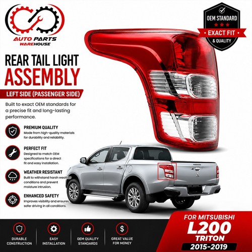 Rear left tail light back - back, lamp