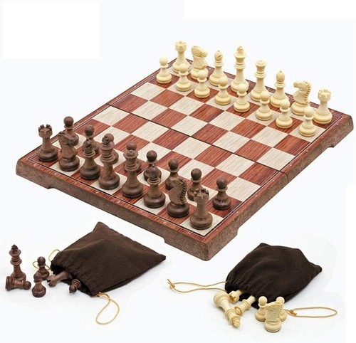 Portable magnetic chess - chess, set