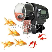 Digital LCD Automatic Auto Aquarium Tank Pond Fish Food Feeder Timer Feeding