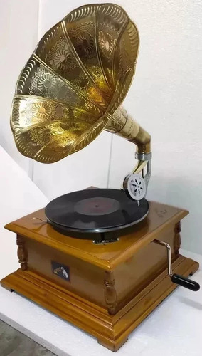 Antique gramophone fully - antique,