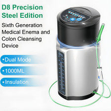 1L Thermal Automatic Reusable Enema Machine Bottle Compatible w/ Colonic Board