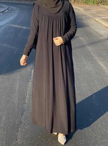 Jersey patterned loose - loose, abaya