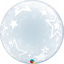 Stars Qualatex Deco Bubble