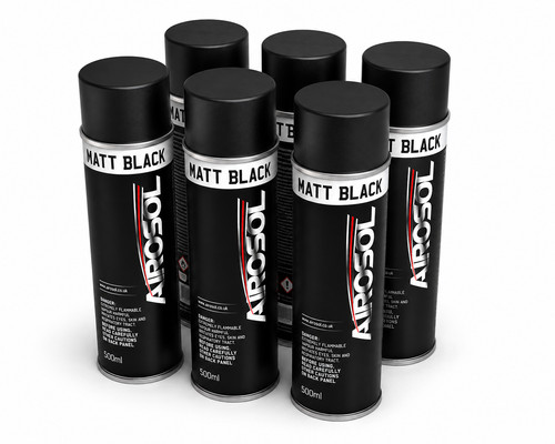 Matt black aerosol spray - 6,