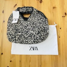 Zara Black/Cream Braided Midi