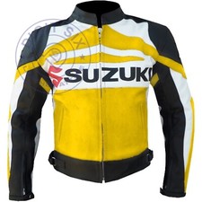 Yellow Suzuki Motorcycle