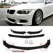 Gloss Black Front Bumper Lip Splitter Spoiler For BMW 3 Series E46 E90 E92 UK