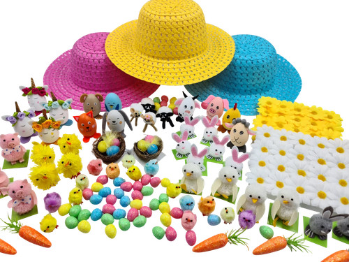 Easter bonnet hat chicks - hat,