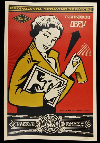 Shepard fairey stay girl - shepard,