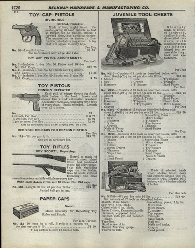 1925 paper toy ronson - paper, ad