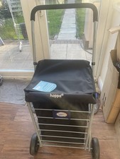 Hoppa Lightweight 4-Wheel Folding Shopping Trolley Extra Large 75.6L Push/Pull