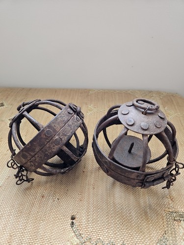 Pair antique 19th - 19th, century