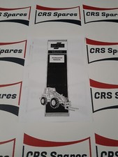 Matbro TR250 Workshop Manual