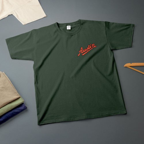 Austin badge shirt - t-shirt, classic