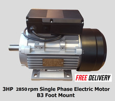 Air Compressor Motor 3hp 240V Volts 50Hz Single Phase Electric Motor 2850rpm