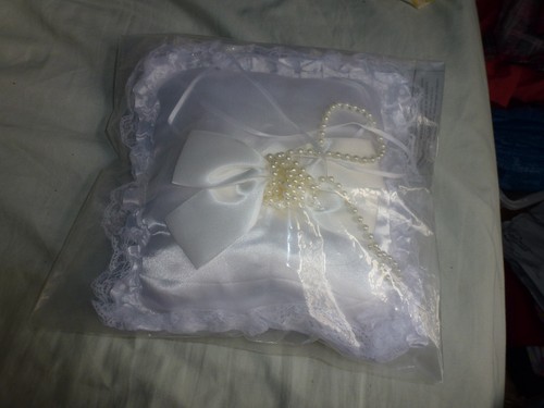 Wedding ring pillow - wedding, pillow/cushion