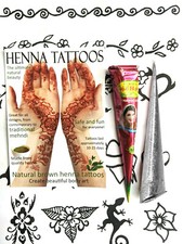Henna and BLACK glitter tattoo