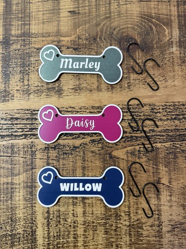 Personalised dog bone crate - dog,