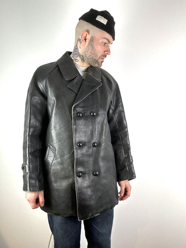 1940s double breasted - 1940s, black