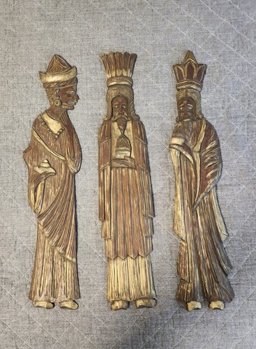 Vintage hand carved wood - hand,