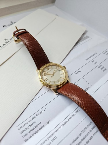 Blancpain leman 2100 - blancpain, gold