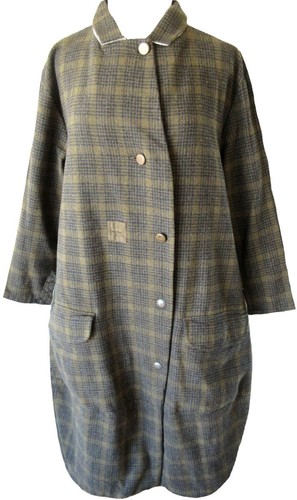 Ewa walla olive plaid wool - plaid,