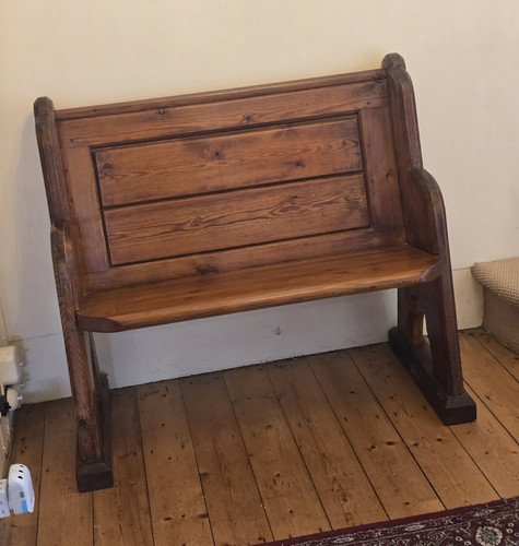 Antique victorian pitch - pitch, pine