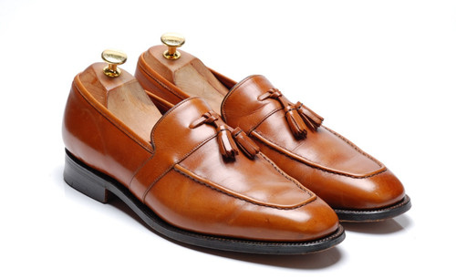 Barker tan brown tasselled - brown,