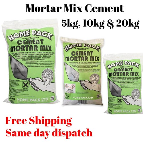 Home pack mortar mix - pack, cement