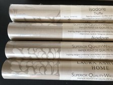 Laura Ashley Isodore Truffle Wallpaper 5 Rolls Available price per roll 