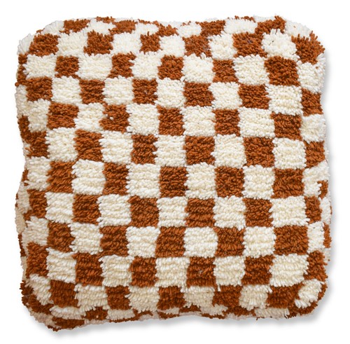 Checkered floor cushion - floor,