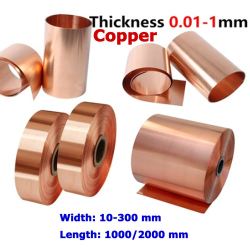 Pure copper cu - pure, thin