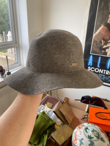 Kangol grey felt hat barclay - grey,