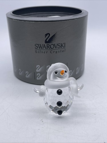 Swarovski crystal snowman - crystal,