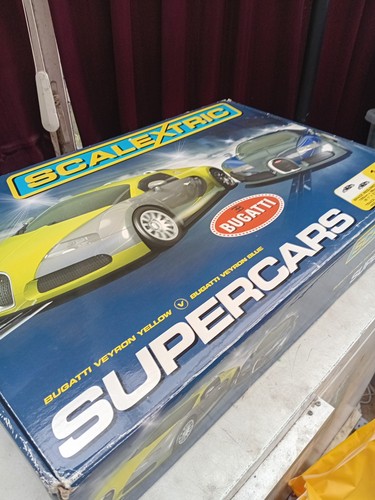 Scalextric bugatti supercars - scalextric,