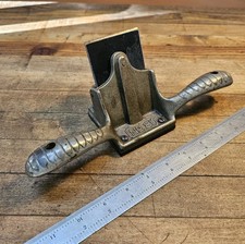 Antique STANLEY SWEETHEART No. 81 Cabinet Scraper Tool • ROSEWOOD & NICKEL ☆US