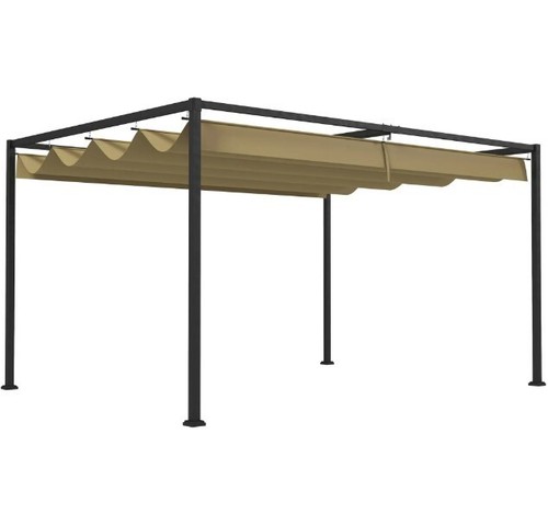 Metal outdoor pergola with - metal,