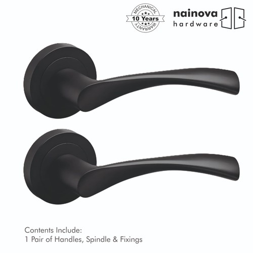 Door handle twirl - twirl, lever